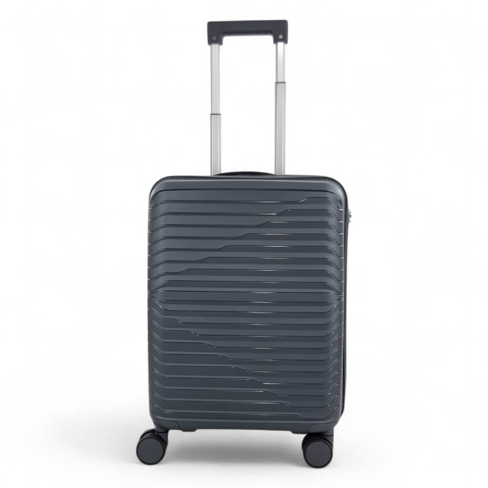 Μεσαία Βαλίτσα 65cm PLAYFULBAGS PP600-24 από Πολυπροπυλένιο με Κλειδαριά & 4 Ρόδες - Πράσινο