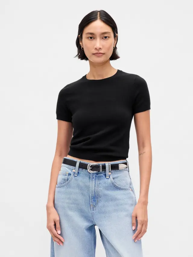CashSoft Stretch Ωρεφική Μπλούζα Black