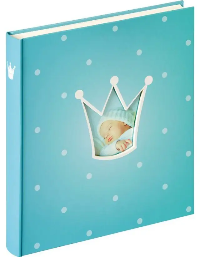 Άλμπουμ walther PRINCE boy 28x30,5cm , 50 σελίδες με ριζόχαρτο ,και σελίδες εισαγωγικές με memo