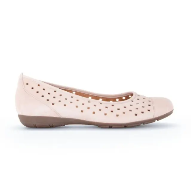 Gabor Μπαλαρίνες Γυναικείο δέρμα Nubuck Ροζ GAB/64169 11-ROUGE