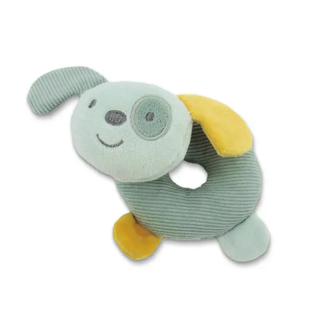 Lorelli Μαλακή Κουδουνίστρα Donut Dog Green 10191340009