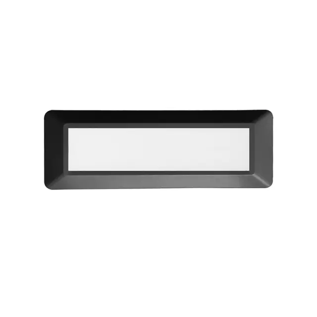 LED WALL RECTANGLE LUMINAIRE DARK GREY 230V AC IP65 4W 3000K 290LM RA80 / SLIM31NDG