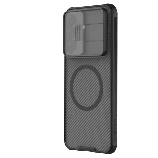 Nillkin CamShield PRO Magnetic Hard Case for Samsung Galaxy A57 Transparent Black 2