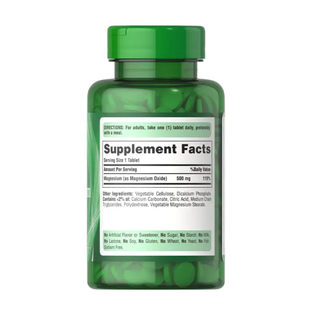 Puritan's Pride Magnesium 500 mg 2