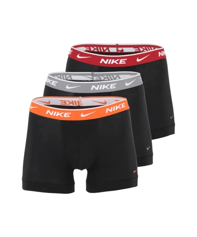 Nike - Ανδρικά Μποξεράκια Everyday Trunk Boxer 3-Pack MQ00KE1284-0VN Μαύρο - M