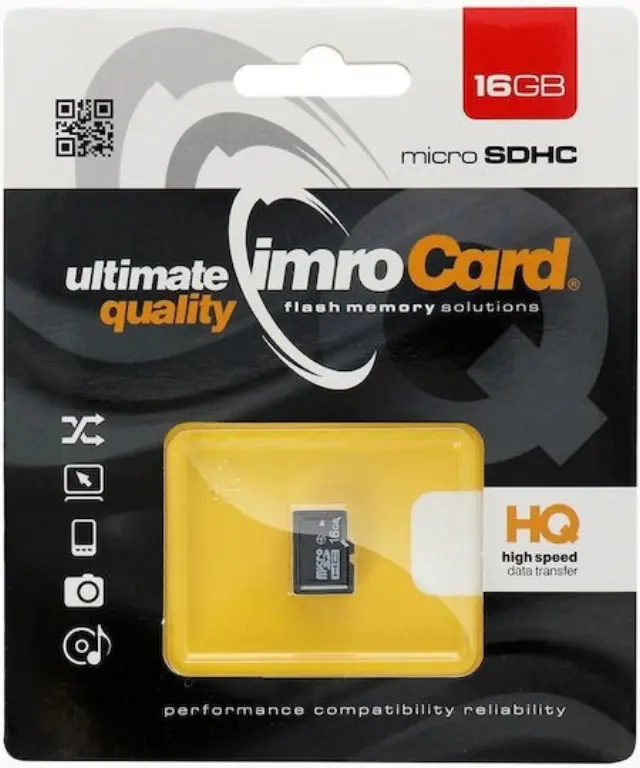 Imro® microSDHC 16GB UHS-I με αντάπτορα