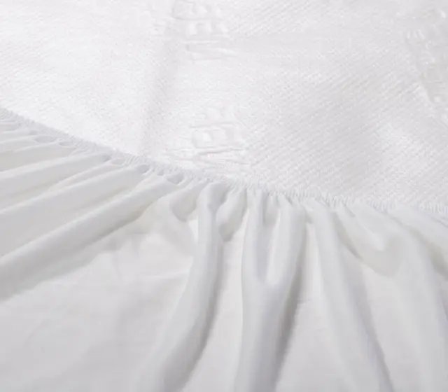 Προστατευτικό στρώματος διπλό 160X200+30 Ζακάρ White Linen Collection Nef-Nef Homeware 3