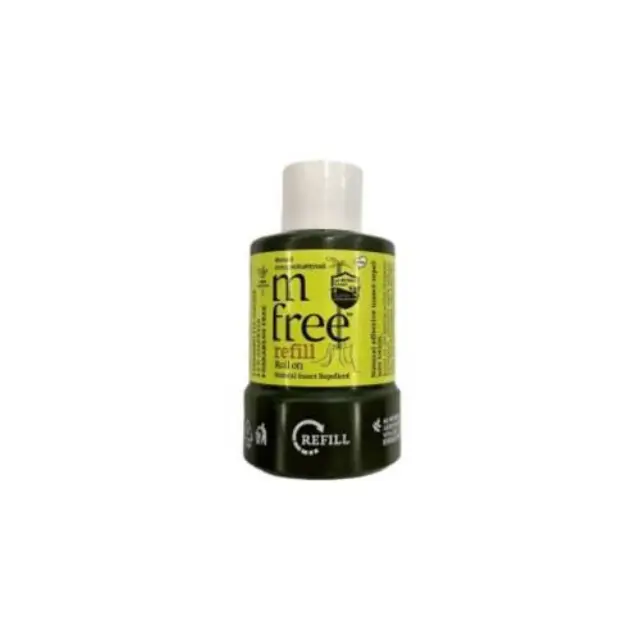 M-FREE Roll On Refill Φυτικό Εντομοαπωθητικό Ανταλλακτικό για Roll On Προστασίας από Κουνούπια, Σκνίπες, 75ml