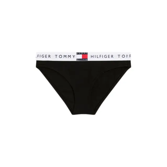 Tommy Hilfiger Γυναικείο Slip Repeat Logo Waistband Briefs, Χρώμα Μαύρο - M