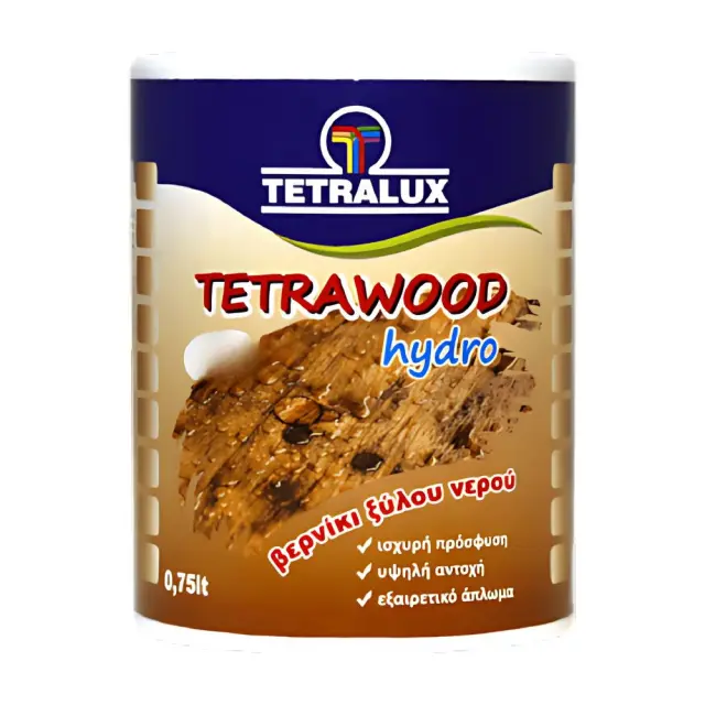 Βερνίκι Ξύλου Νερού Tetrawood Hydro, Ματ, 750ml