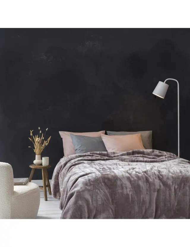 Κουβέρτα 220x240 Υπέρδιπλη Βελουτέ 550gsm Nima Coperta 100% Πολυέστερ- Cigar Beige