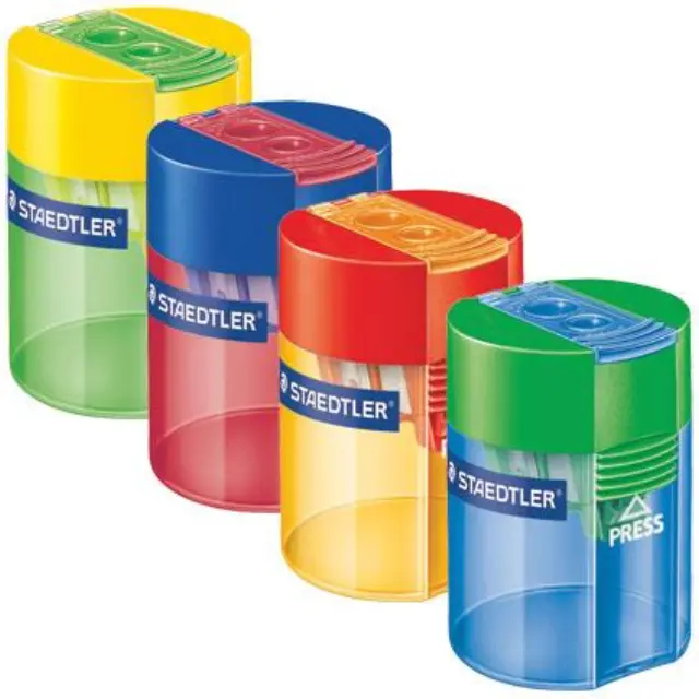 Ξύστρα Staedtler Βαρελάκι Διπλό Color 512006