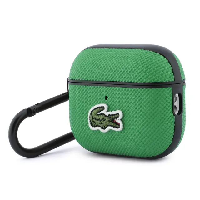 Lacoste Petit Pique Croc Logo Patch Case for AirPods Pro 3 Green 3