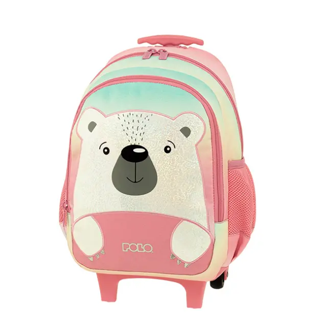 Polo Σχολική Τσάντα Τρόλεϊ Νηπίου Frenzi Bear (901051-8299/2024)
