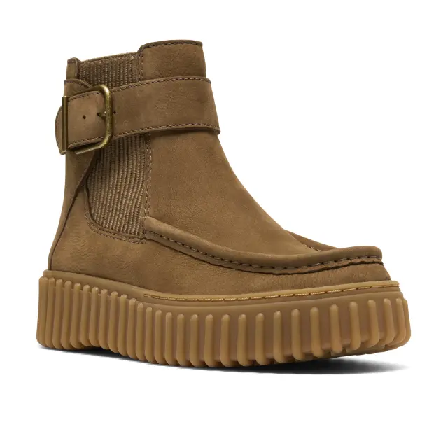Clarks Torhill Buckle γυναικεία suede μποτάκια 26327988-1 2