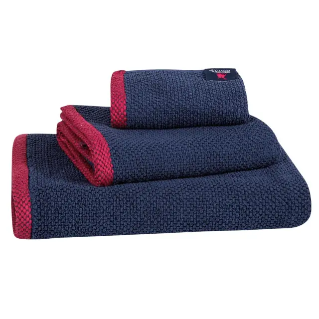 Πετσέτες Σετ 3Τεμ 30x50-50x90-70x140 480gsm Cozy Greenwich Polo Club 4103 Blue 100% βαμβακερό