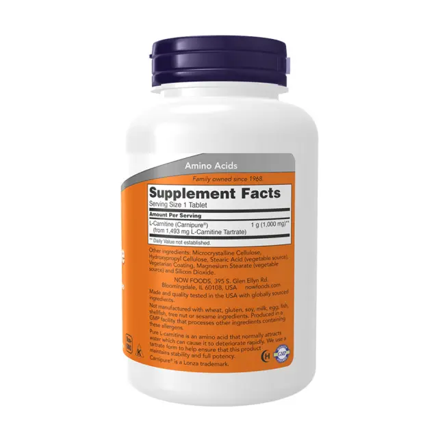 Now Foods L-Carnitine 1000 mg 2