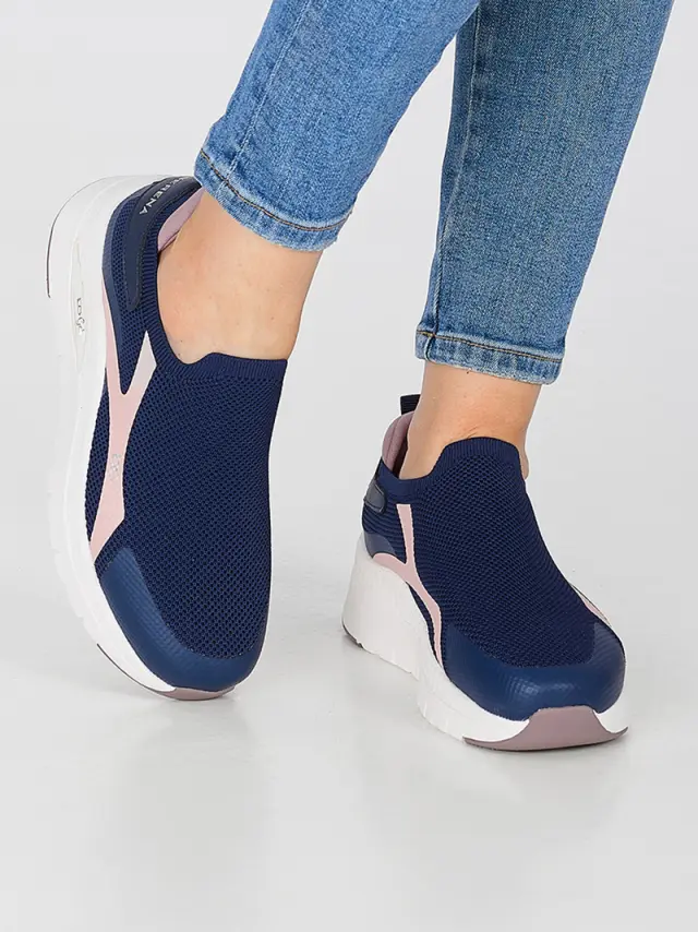 Donna Serena Sneakers Γυναικείο Άλλα Υλικά Μπλέ DSE/145672 NAVY/ROSE 2