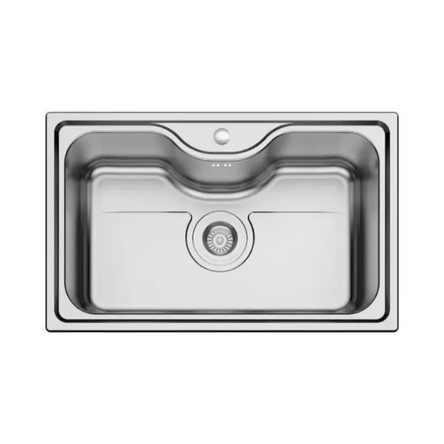 Νεροχύτης κουζίνας BL 627 KARAG 80x50cm 2