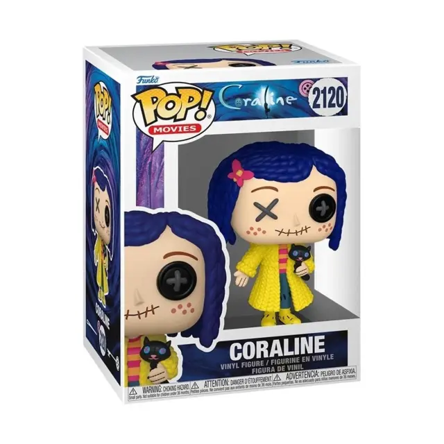 Φιγούρα Funko POP! Movies: Coraline Patchwork - Coraline #2021 Vinyl Figure 2