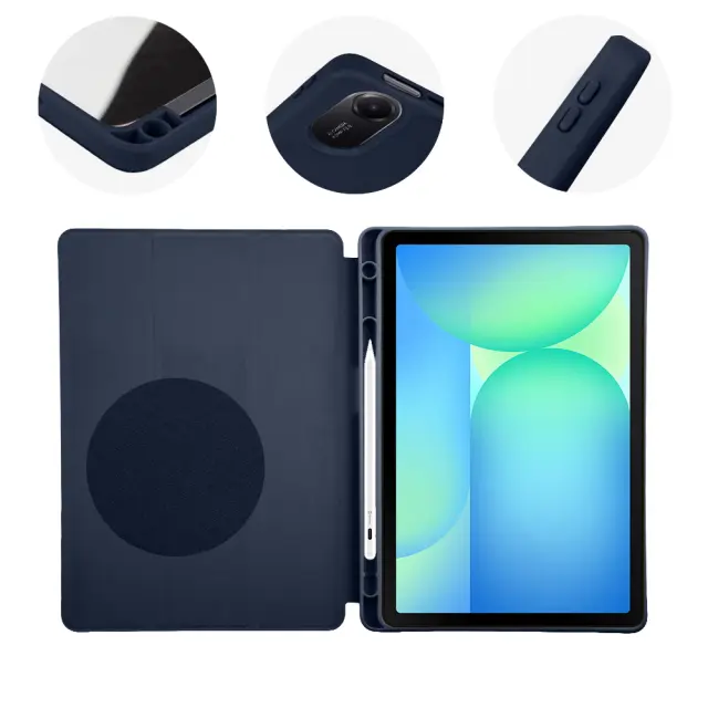 OBAL:ME SolidTab Case for Samsung Galaxy Tab S10 Lite/S9/S9 FE/S10 FE Dark Blue 2