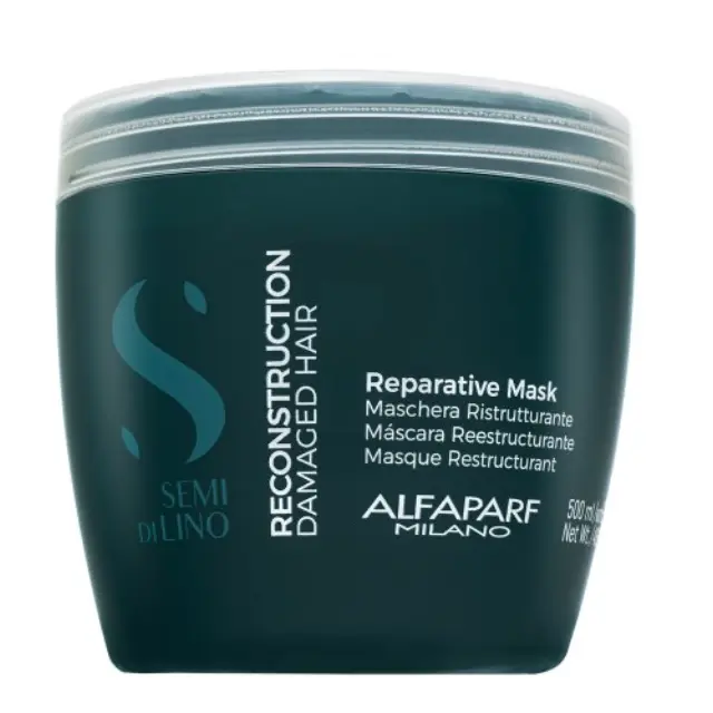 Alfaparf Milano Semi Di Lino Reconstruction Reparative Mask nourishing hair mask for dry and damaged hair 500 ml