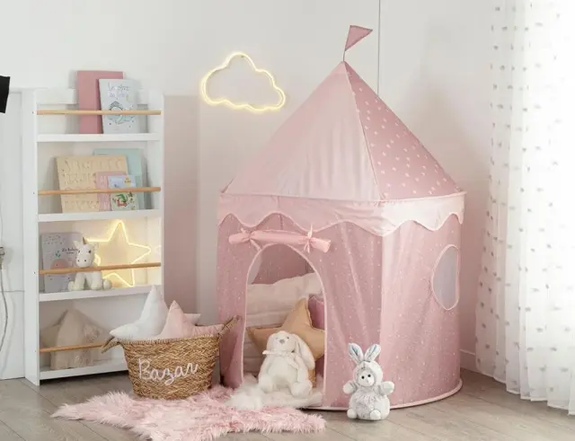 Παιδική Σκηνή Pop Up Atmosphera με διαστάσεις 100x100x135cm - Pink 174150A