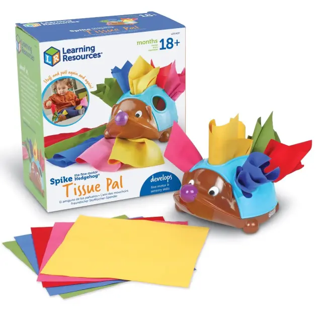 Learning Resources Εκπαιδευτικό Παιχνίδι Spike The Fine Motor Hedgehog Tissue Pal από 18+ μηνών LER 9137