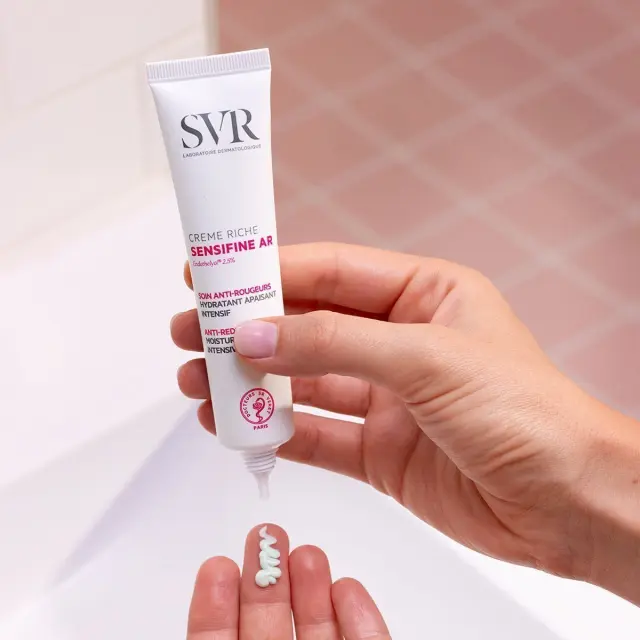 SVR Sensifine AR Crème Riche Θρεπτική Κρέμα κατά της Ερυθρότητας για Επιδερμίδα με Τάση Ροδόχρου Νόσου 40ml 3