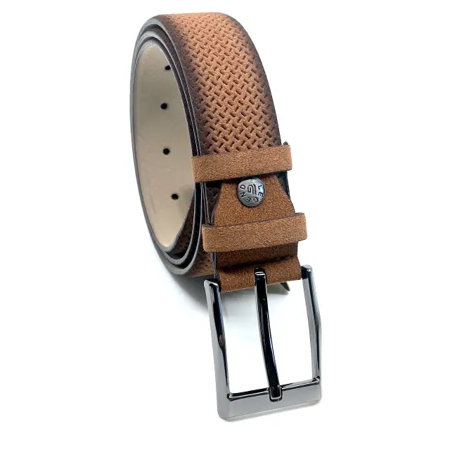 Ταμπά Ζώνη P.U. Leather Τύπου Suede 3,5 cm - 110cm 3