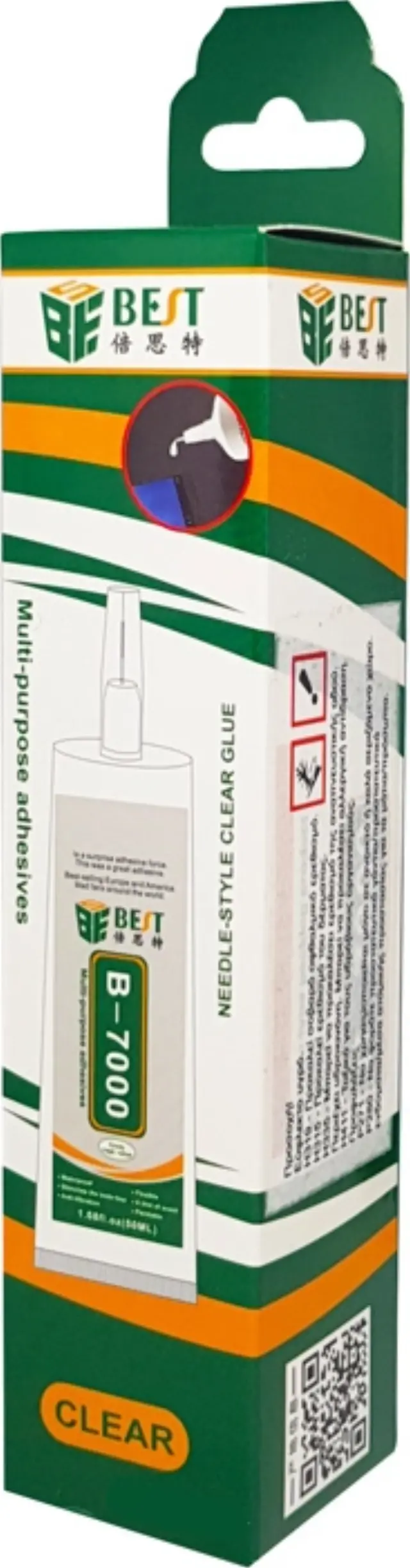 Διάφανη κόλλα πολλαπλών χρήσεων Best B-7000 50ml 3