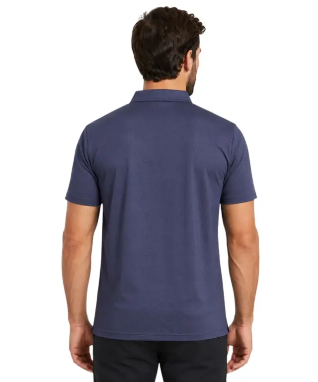 Lotto - Ανδρικό Κοντομάνικο Polo Athletic Regular Fit Dry-Tech 468840-NAVY Μπλε Ναυτικό 2