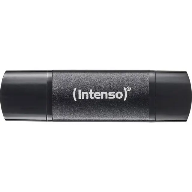 INTENSO Flex Line 64GB USB 3.2 Gen 1 Flash Drive USB-A USB-C Black (3544490) (INTE3544490)