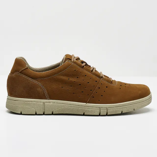 Imac Sneakers Ανδρικό δέρμα Nubuck Καφέ IMA/351360 TABACCO