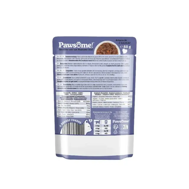 Pawsome Adult Αρνί 85gr 2
