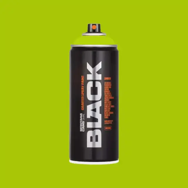 Montana Black Spray Paint 400ml BLK-6010 Slimer