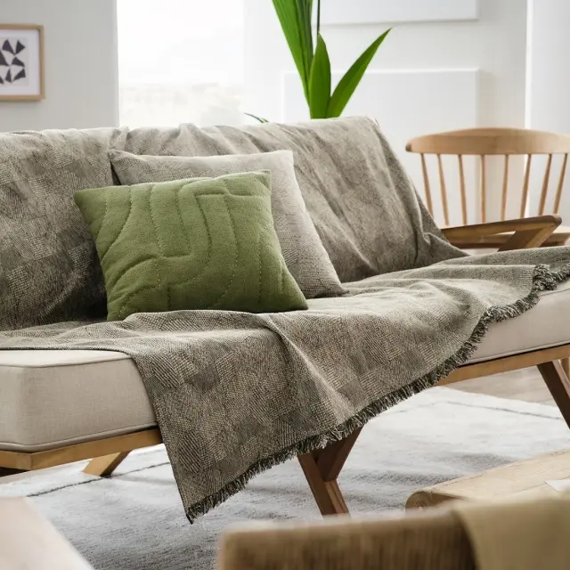 Μαξιλαροθήκη Διακόσμησης Gofis Home Forest Forest Green 103/07 43x43 3