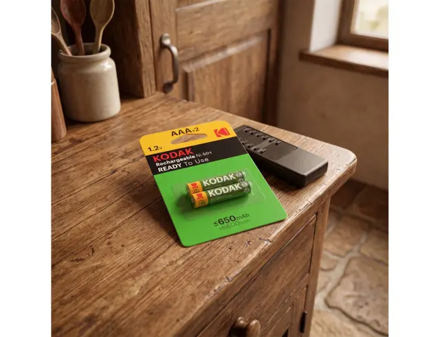 Επαναφορτιζόμενες Μπαταρίες Ni-MH Kodak - ΑΑA - 1.2V - 650mAh - 2 τεμάχια