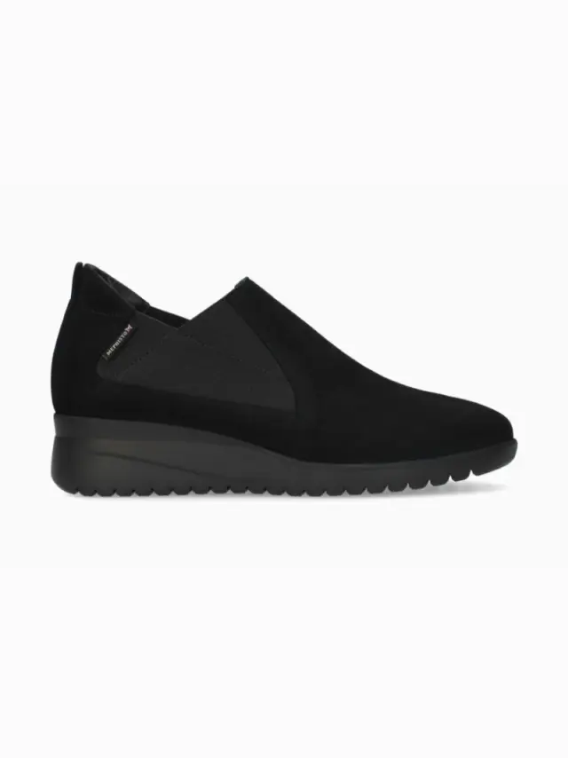 Mephisto Μοκασίνια-Loafers Γυναικείο δέρμα Nubuck Μαύρο MEP/IBELINA BLACK 3