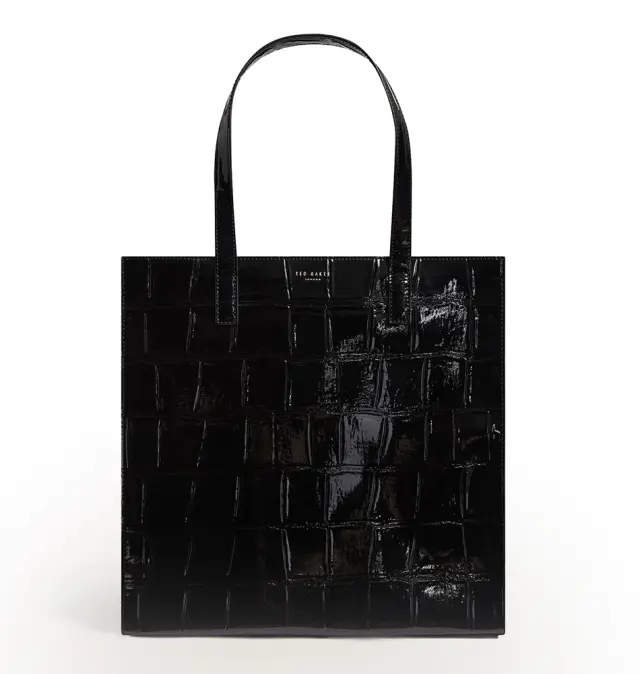 Γυναικεία Τσάντα Ώμου Ted Baker Vannda Large Icon 283927-Μαύρο Λουστρίν Μαύρο - One Size