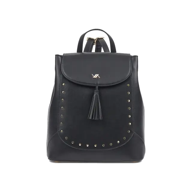 VERDE BACKPACK-ΣΑΚΙΔΙΟ ΠΛΑΤΗΣ 16-0008690 ΜΑΥΡΟ