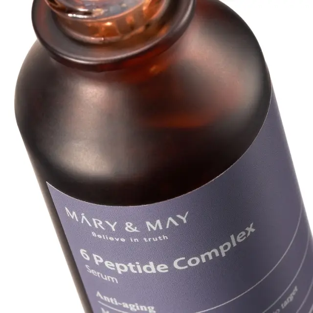 Mary & May 6 Peptide Complex Serum - Ενυδατικός & Αντιγηραντικός Ορός Προσώπου με Πεπτίδια για Λάμψη & Σύσφιξη, 30ml 3