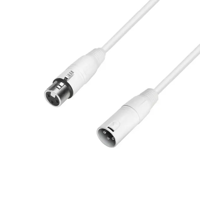 Adam Hall K4MMF0100-SNOW 4Star Series Καλώδιο Μικροφώνου XLR(f) - XLR(m) 1m Λευκό
