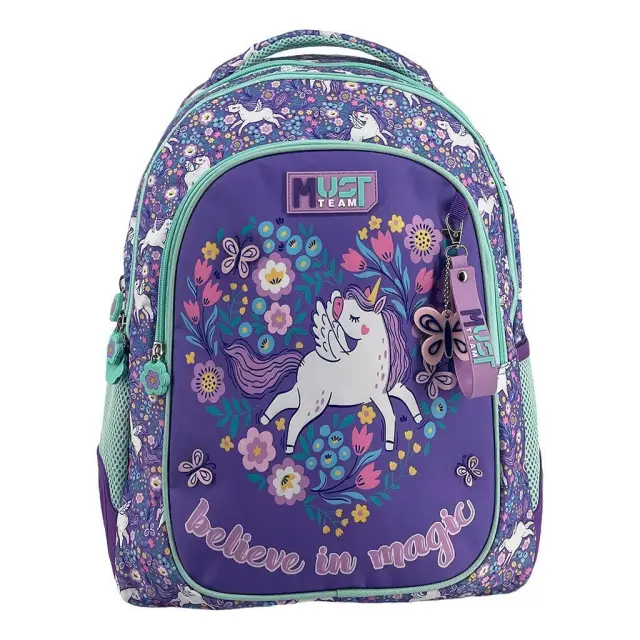 Τσάντα Πλάτης Δημοτικού Must Purple Unicorn / 587630 (Must)