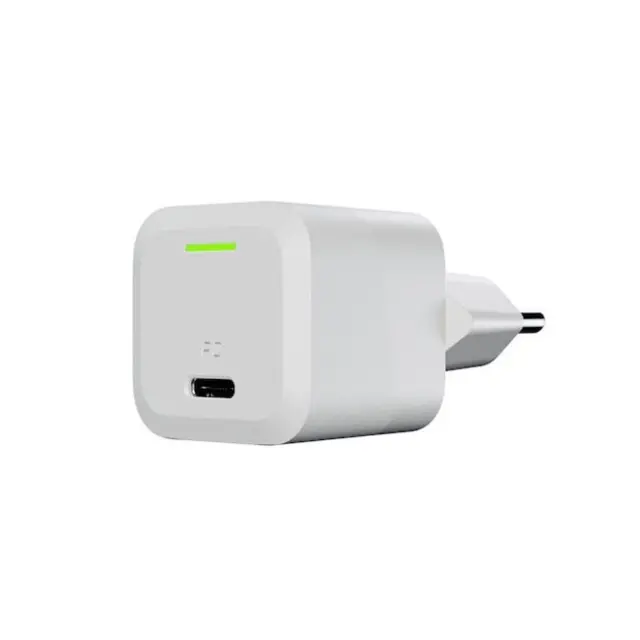 Green Cell Φορτιστής 1x USB-C 33W GaN White (CHARGC06W)