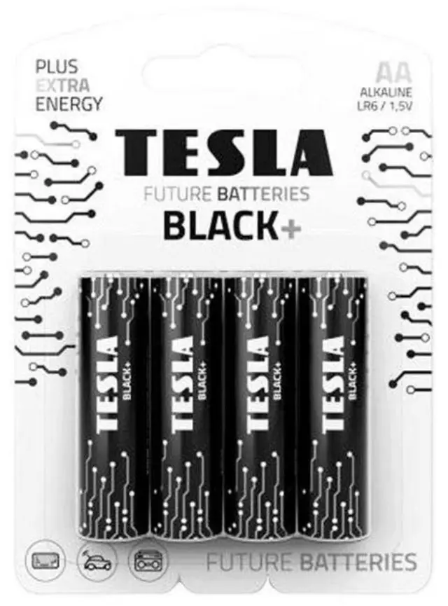 Αλκαλικές μπαταρίες Tesla Μέγεθος AA Black+