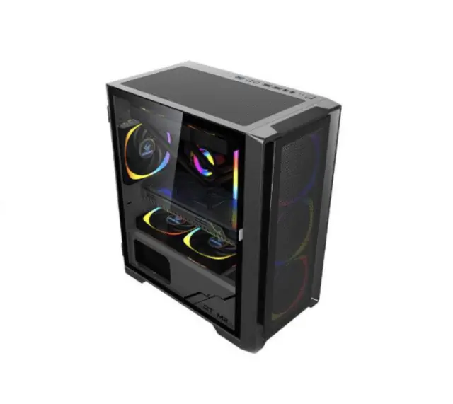 OEM PC CASE MICRO-ATX DTM2 BLACK Κουτί Υπολογιστή Μαύρο Χρώμα