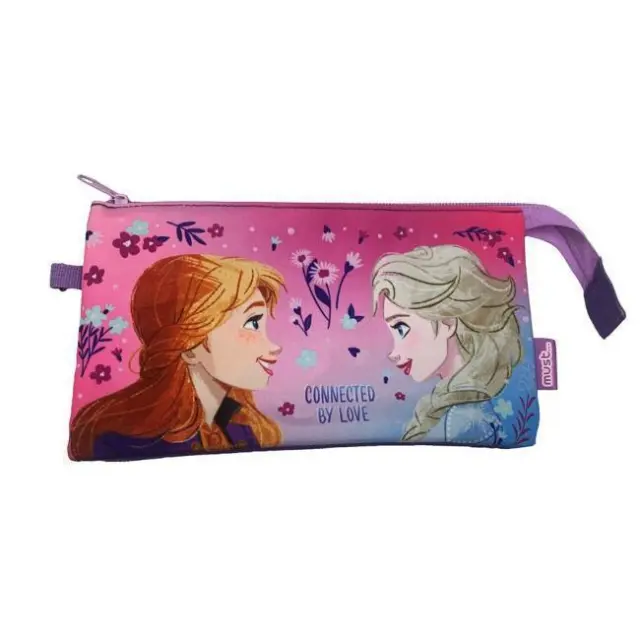 Diakakis Κασετίνα Φλατ Disney Frozen 2 Connected By Love 3 θήκες (000563587)