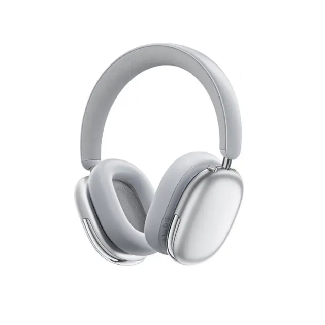Wireless Ακουστικά Stereo Acefast H9 500mAh v5.4 30dB ANC με Μικρόφωνο και Πλήκτρο Λειτουργιών Ασημί 3