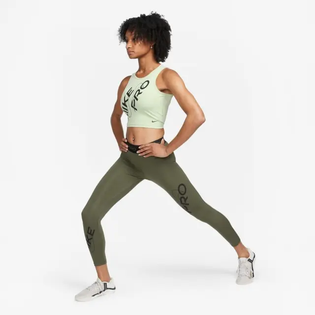 Nike Pro 7/8 Tight (FB5488-325) - Λαδί 2